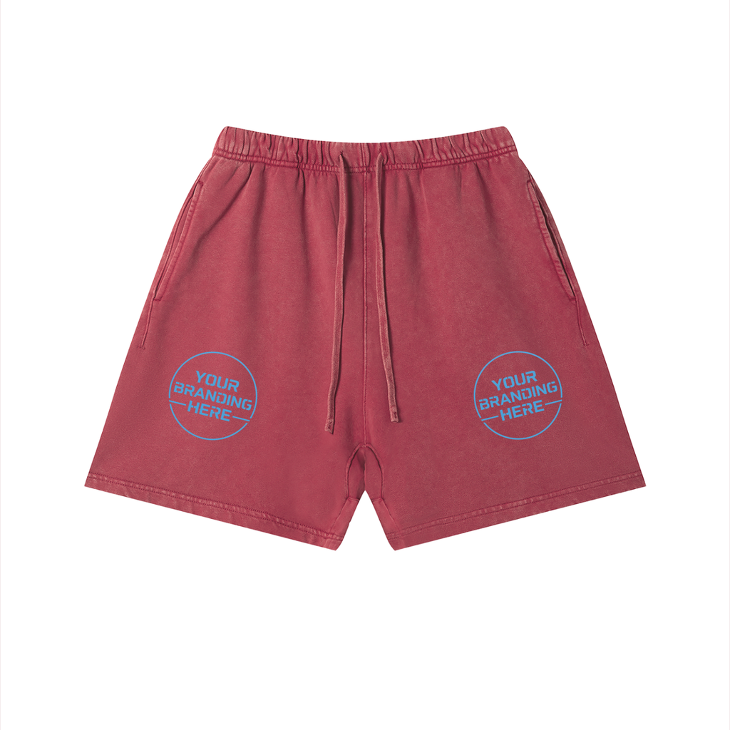 Unisex Vintage Wash Cotton Shorts - UB0031-C001-V3