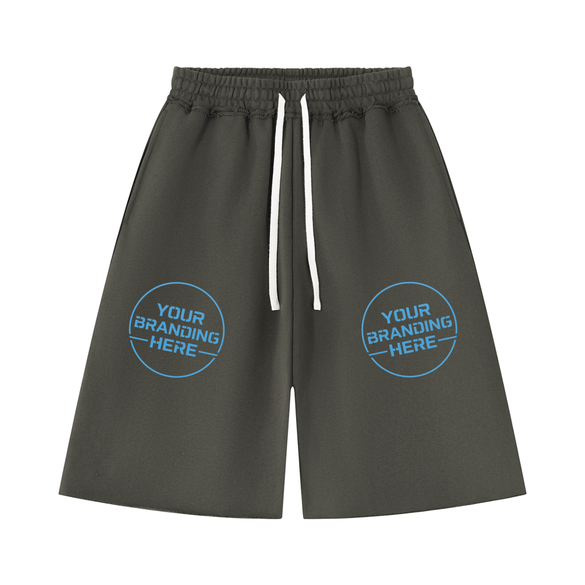 Unisex Heavyweight Raw Edge Shorts - UB0084-C001-V2