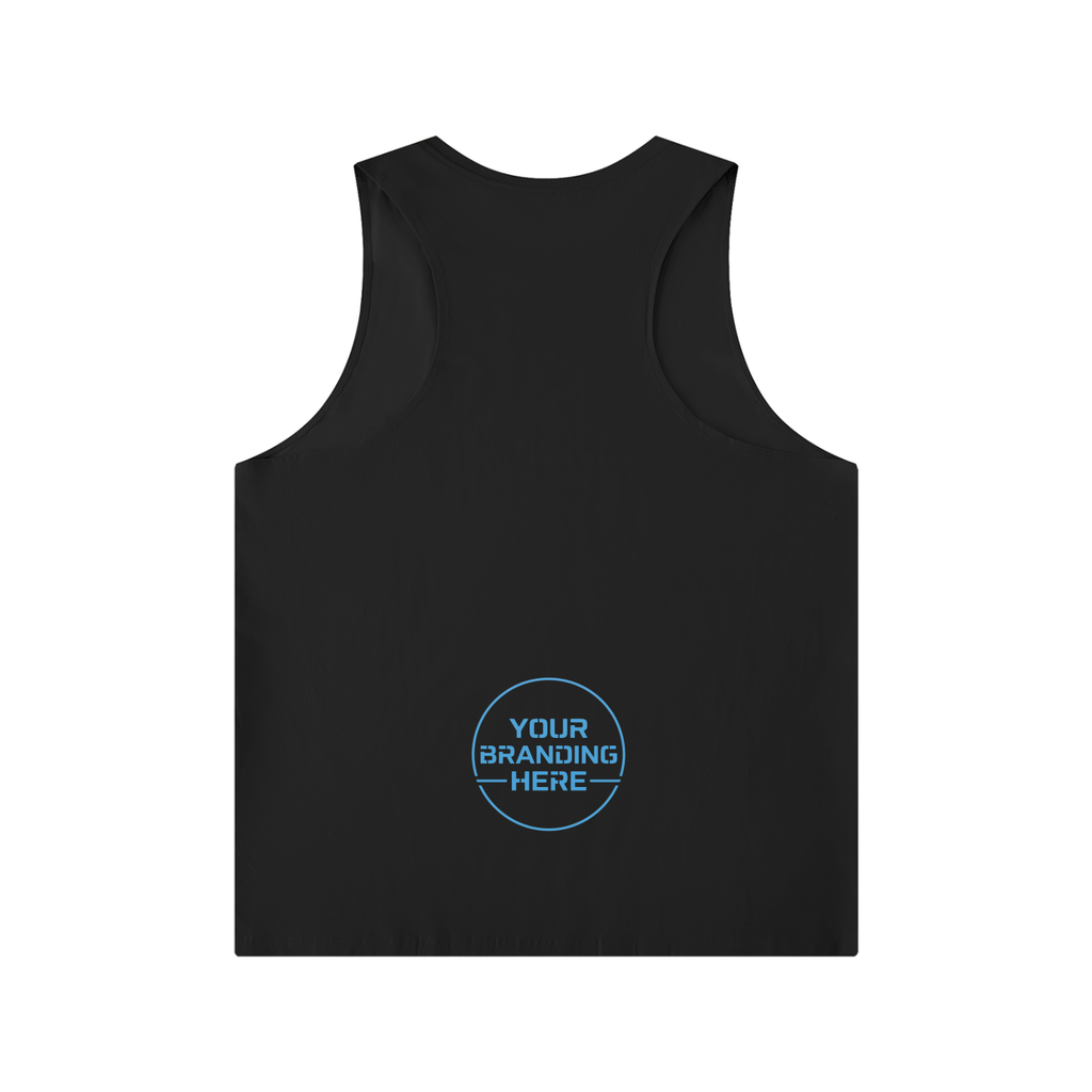 Men's Solid Color Crewneck Tank Top - MT0014-O001-V2