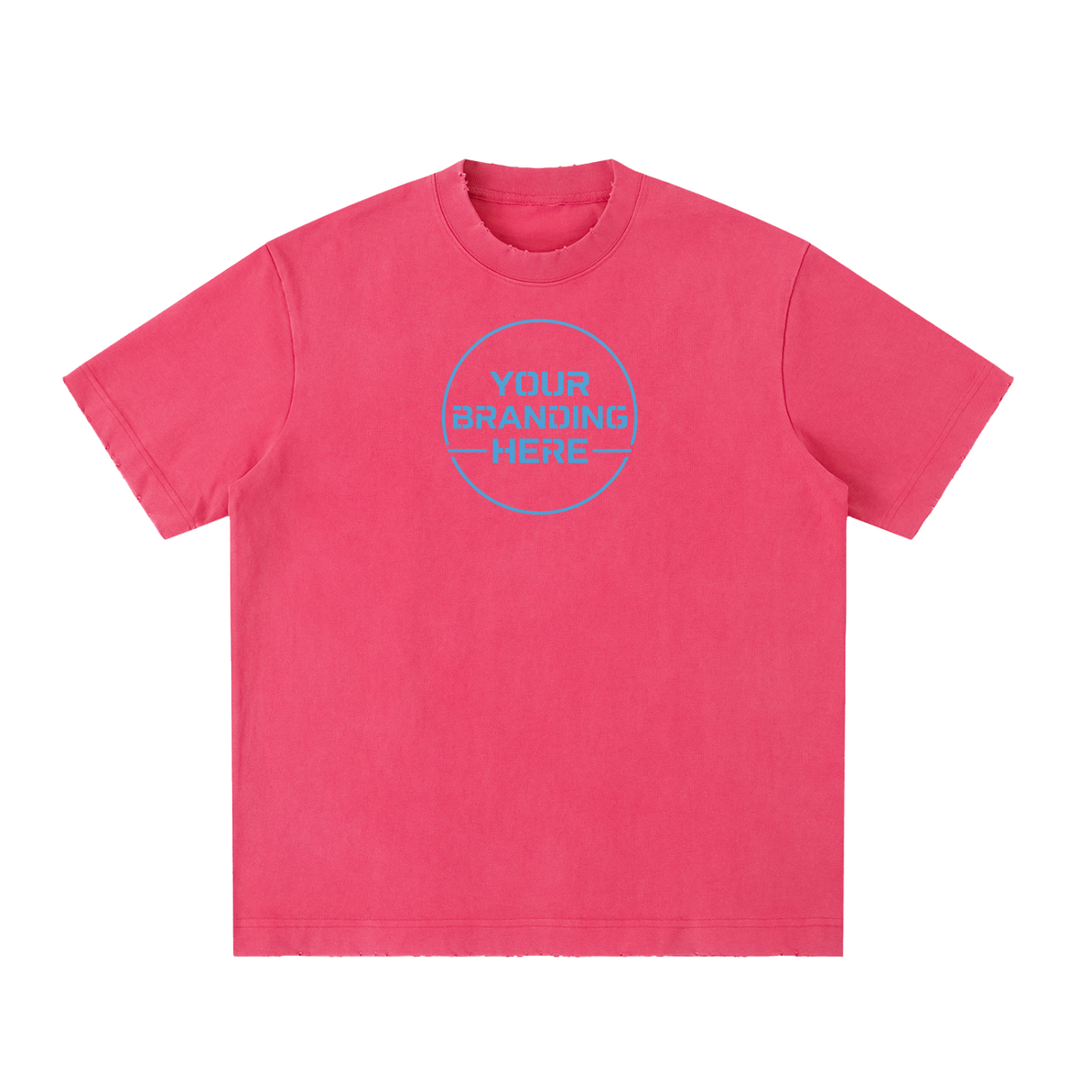 Heavyweight Vintage Washed Frayed T-Shirt - RT0022-C001-V8