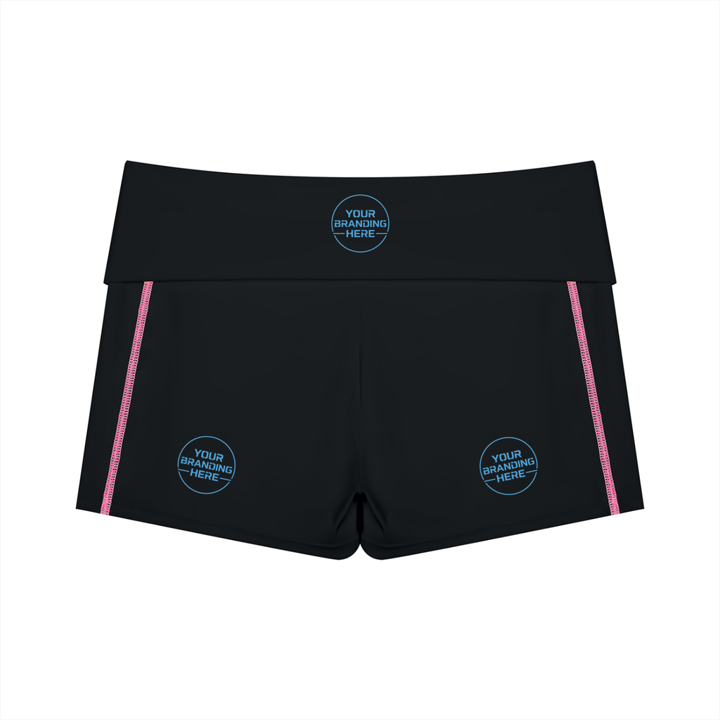 Women's High Waisted Yoga Biker Shorts - WB0098-O001-V2