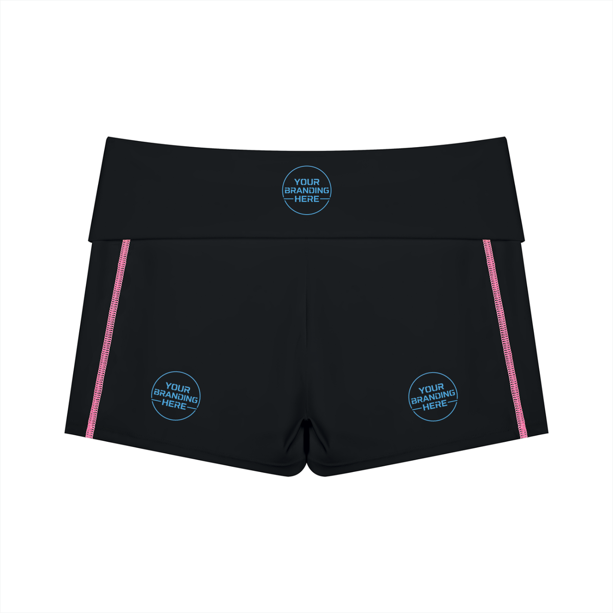 Women's High Waisted Yoga Biker Shorts - WB0098-O001-V2
