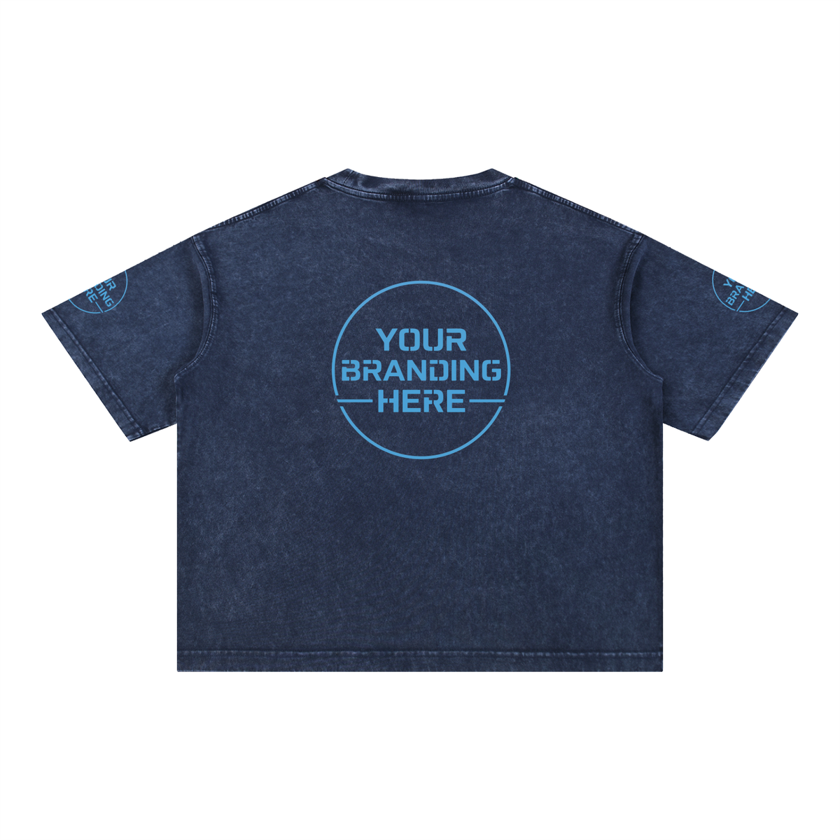 Mineral Wash Boxy Cotton T-Shirt - RT0076-C001-V4