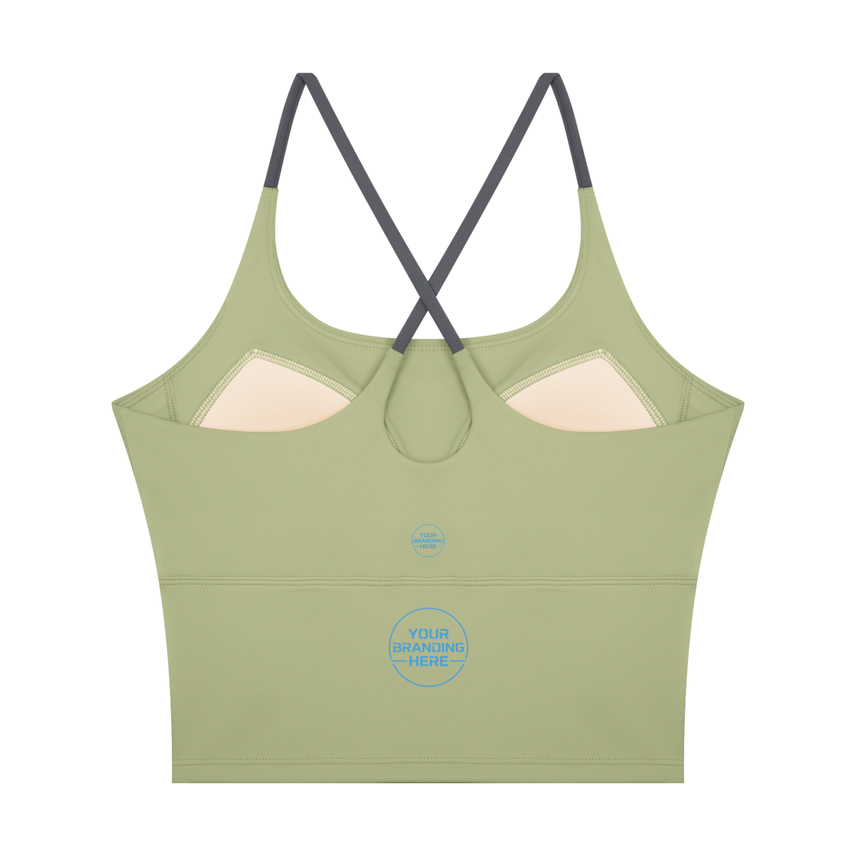 Women's Color Block Yoga Tank Top - WT0245-P001-V2