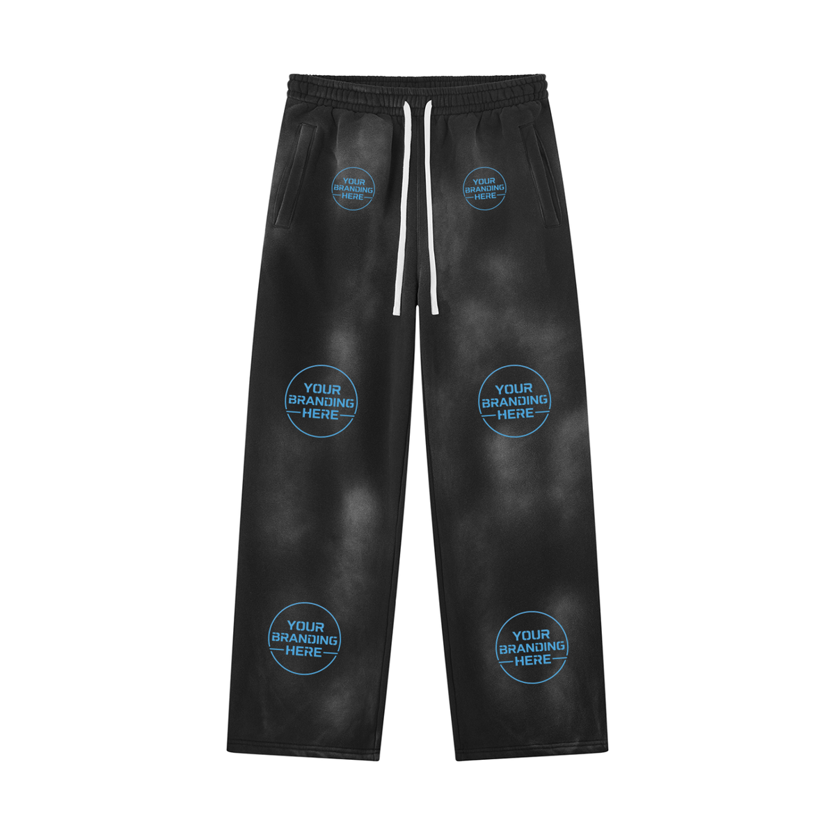 Unisex Sunfade Wide Leg Fleece Sweatpants - UB0044-P001-V2
