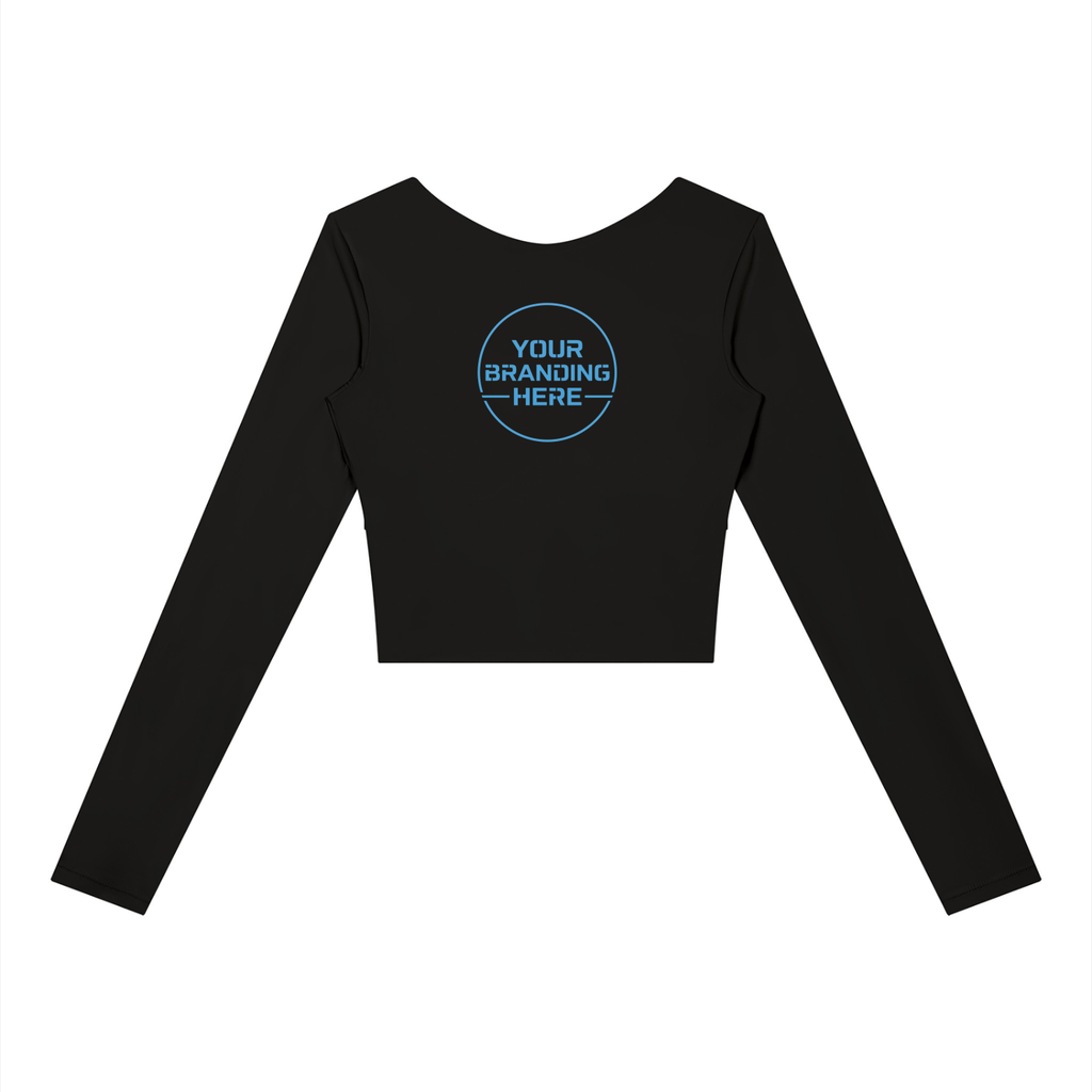 Women's Panelled Long Sleeve Yoga T-Shirt - WT0257-P001-V2
