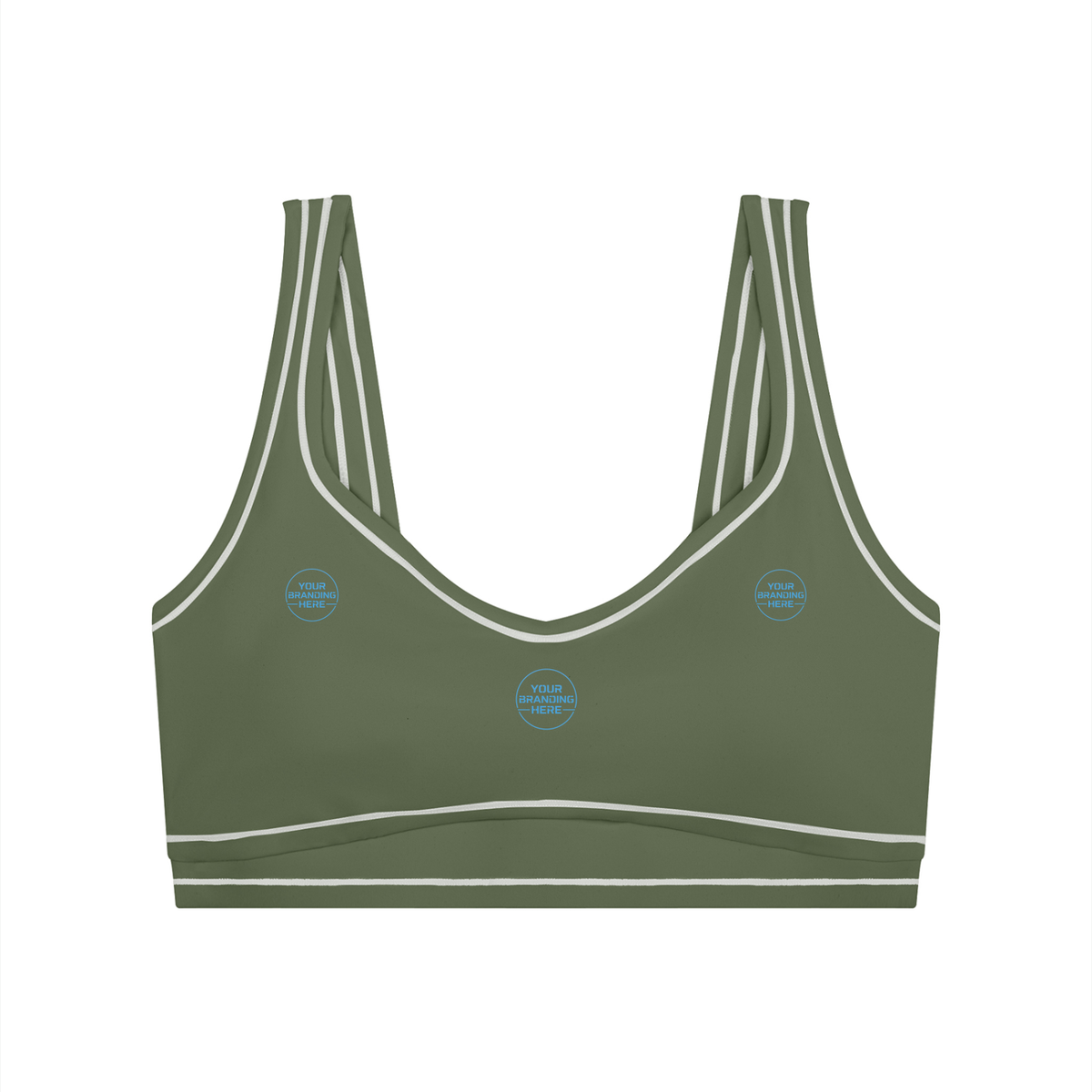 Women’s Topstitching Yoga Sports Bra - WT0179-O001-V2