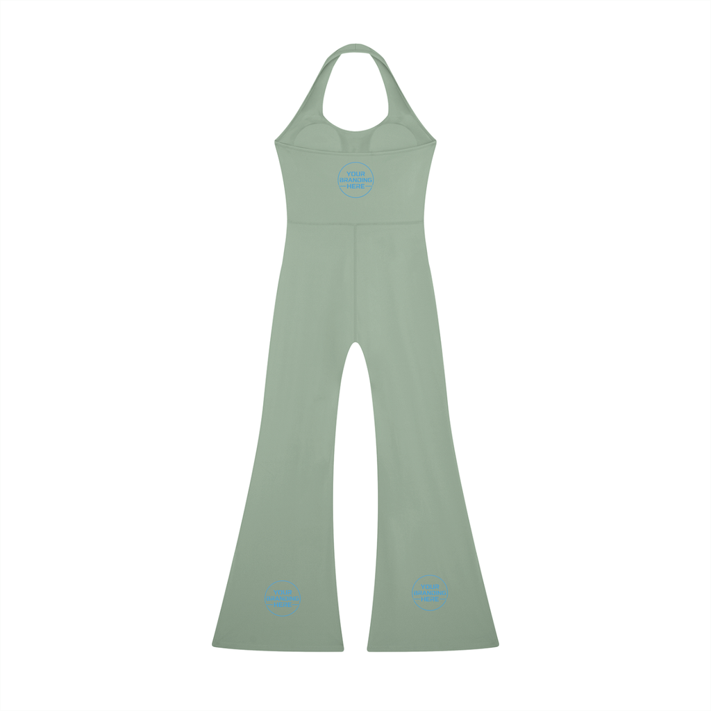 Women’s Halter Flared Jumpsuit - WO0013-P001-V2