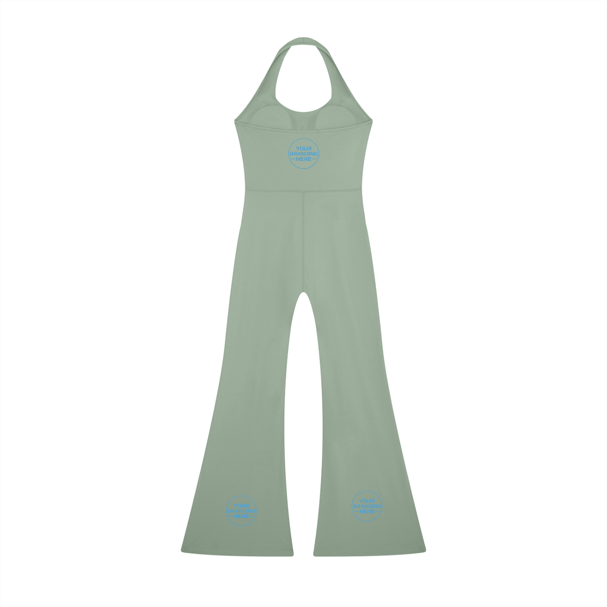 Women’s Halter Flared Jumpsuit - WO0013-P001-V2