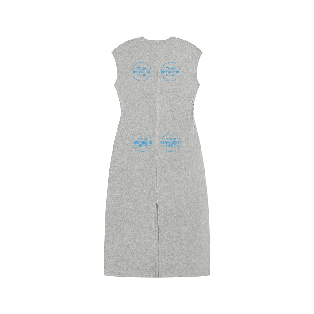 Women’s Ruched Sleeveless Dress - WO0017-C001-V2