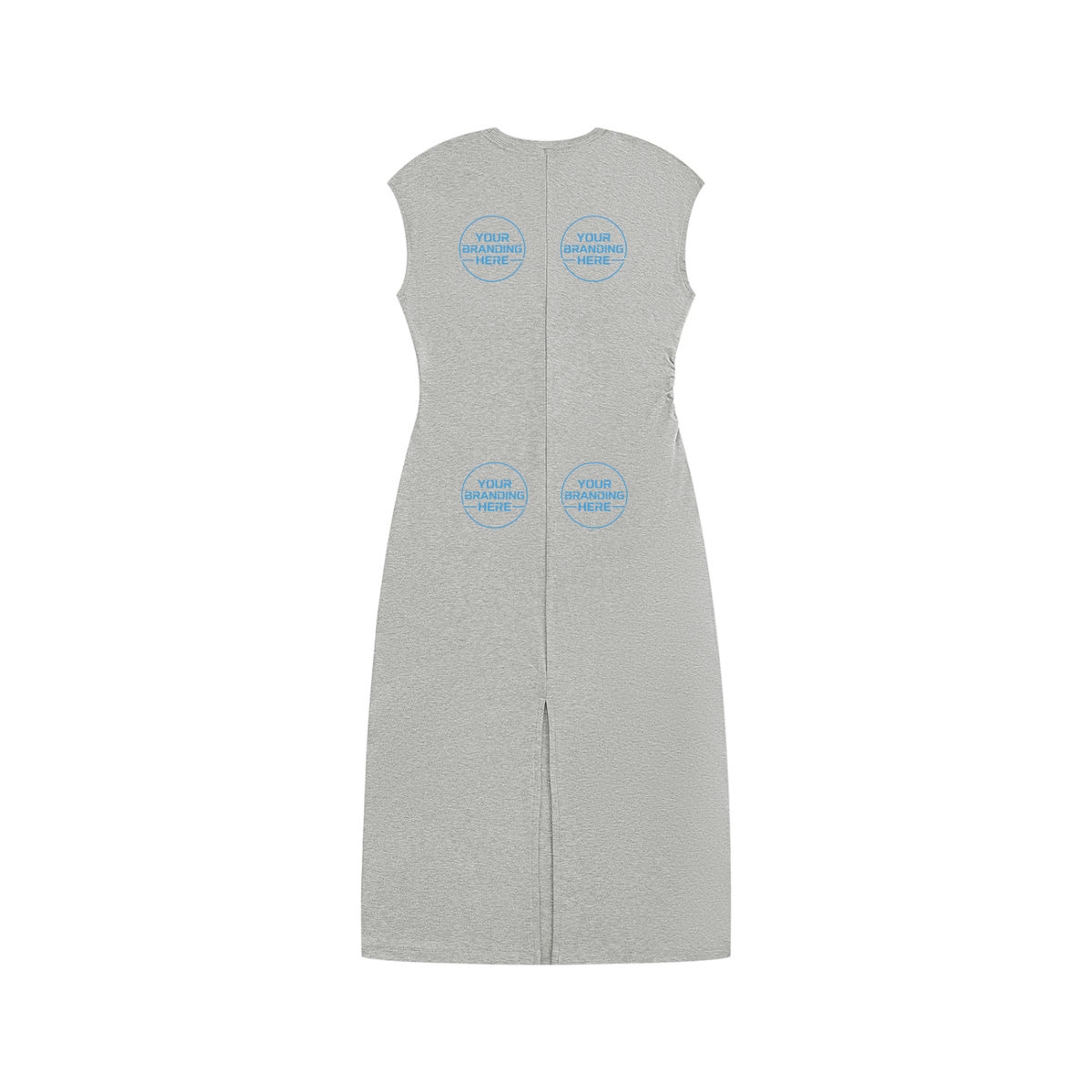 Women’s Ruched Sleeveless Dress - WO0017-C001-V2