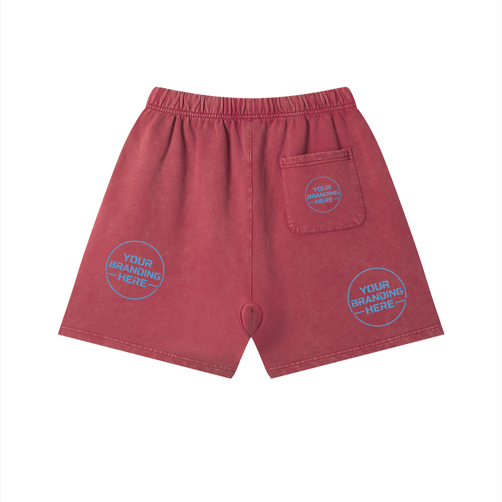 Unisex Vintage Wash Cotton Shorts - UB0031-C001-V3
