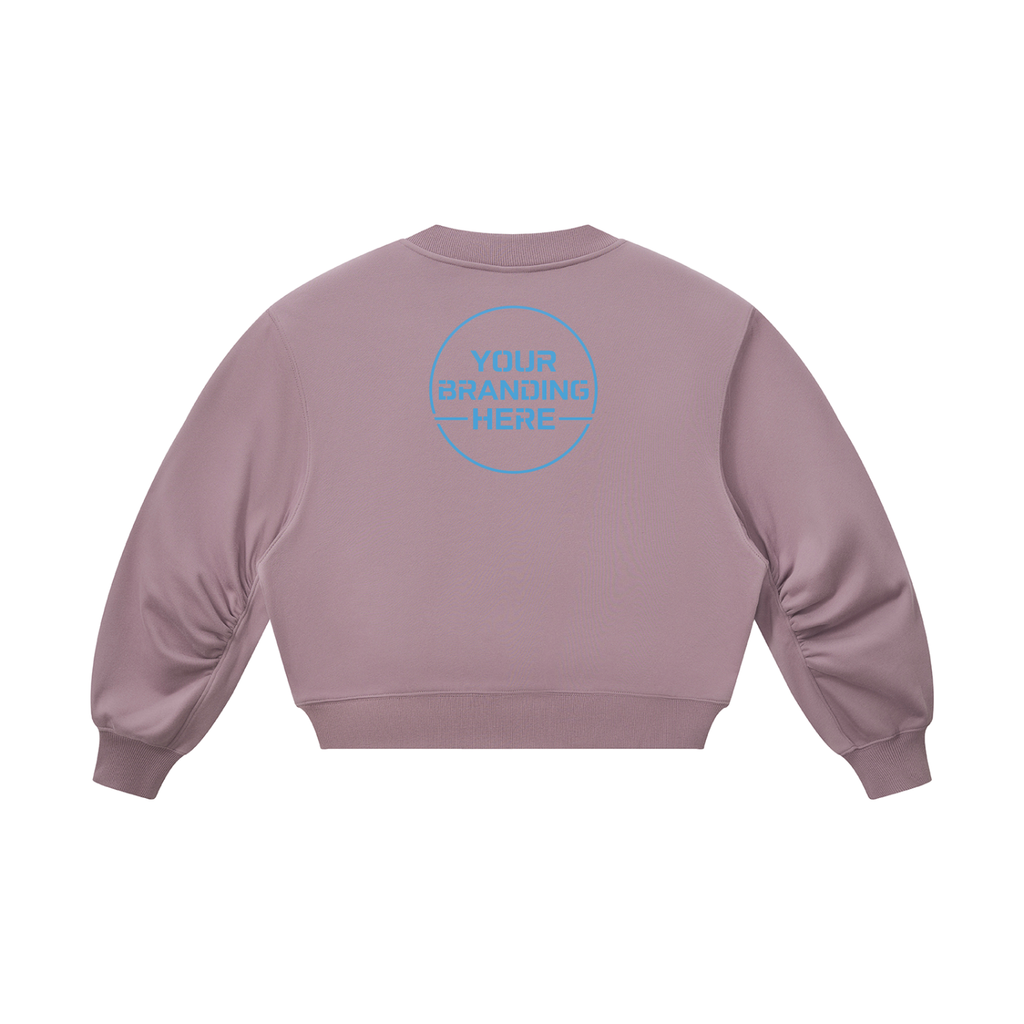 Women’s Crop V-Neck Sweatshirt - WB0067-C001-V2