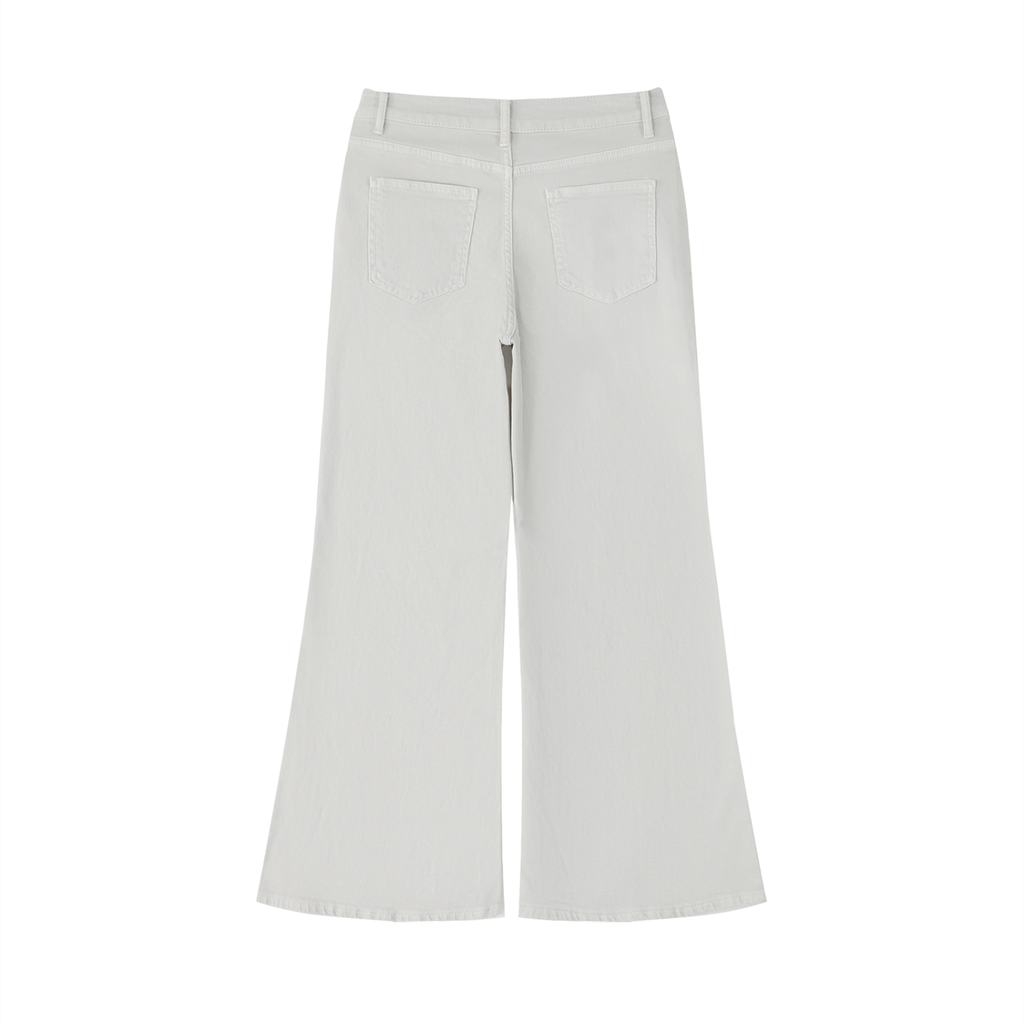 Women's Vintage Wash Flared Leg Jeans- WB0021-C001-V2