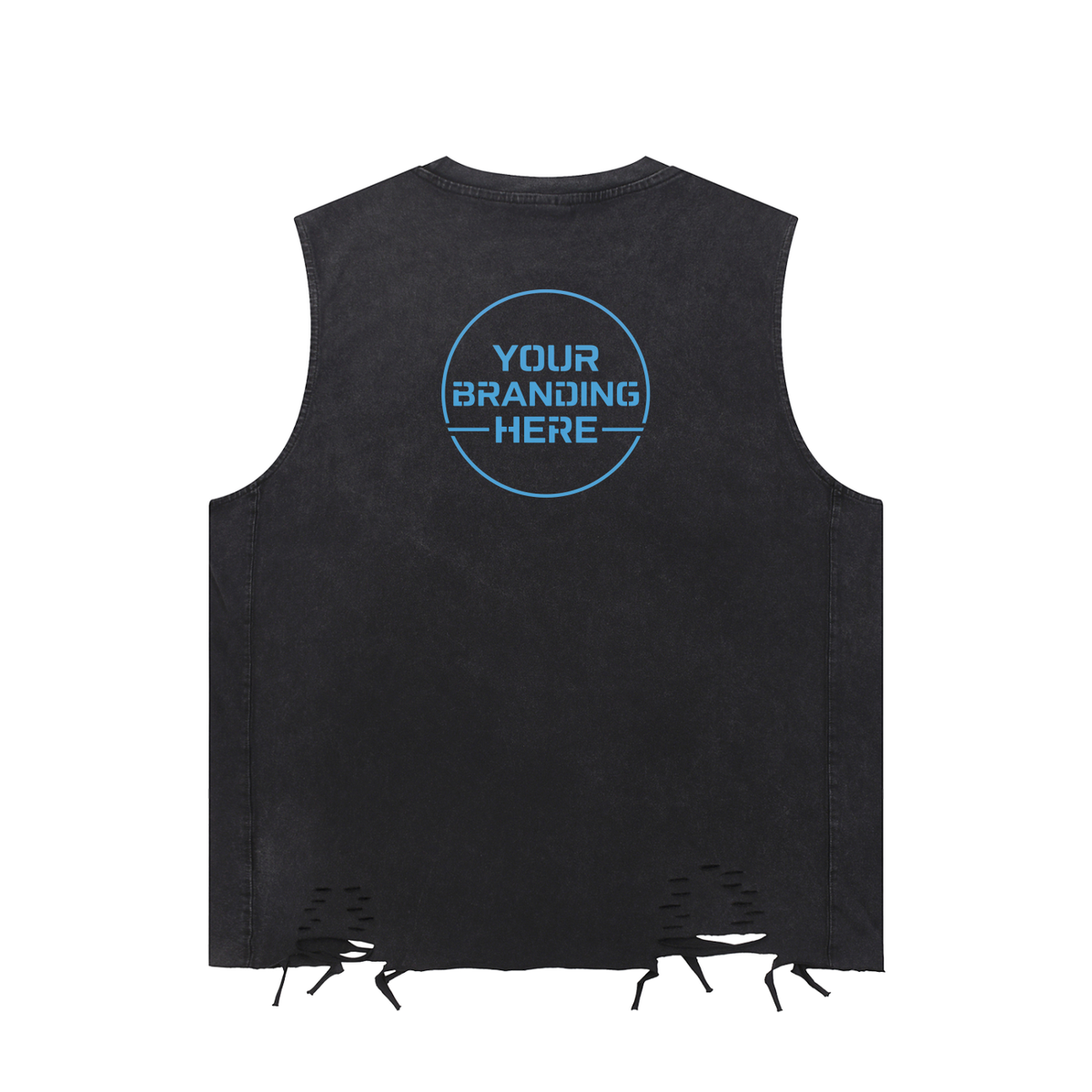 Snow Washed Raw-Hem Tank Top - RB0013-C001-V2