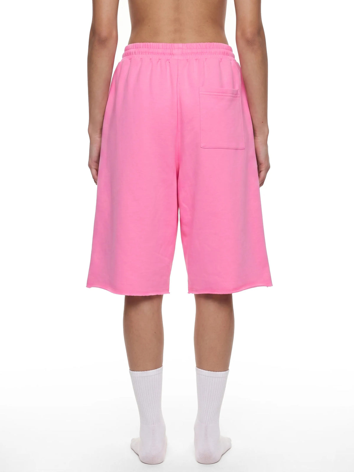 Unisex Loose Raw Edge Shorts - UB0066-C001-V2