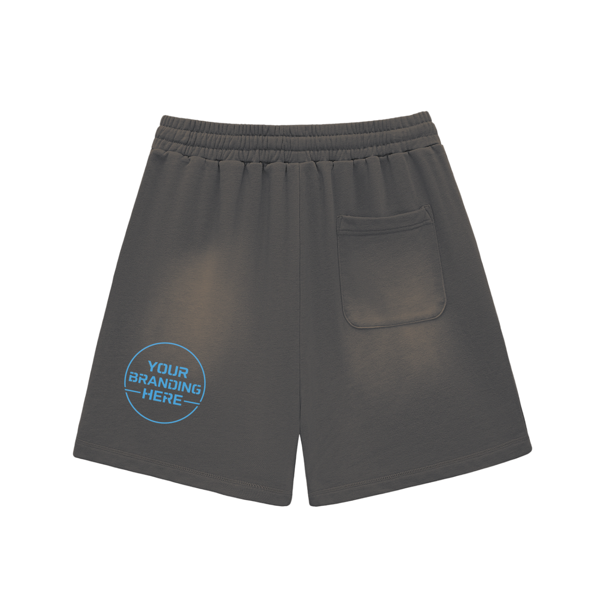 Sun Fade Raw Edge Cotton Shorts - RG0003-C001-V2