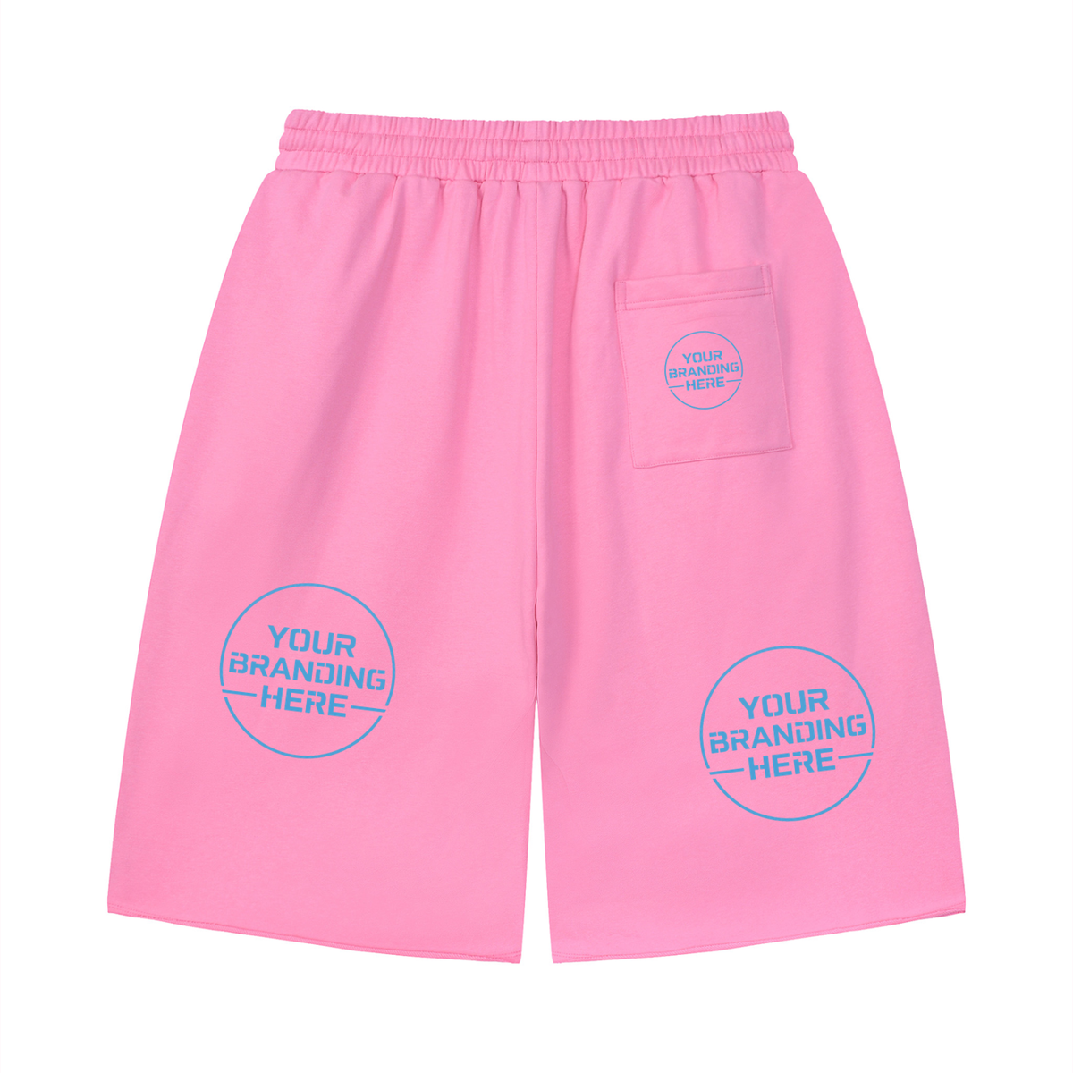 Unisex Loose Raw Edge Shorts - UB0066-C001-V2