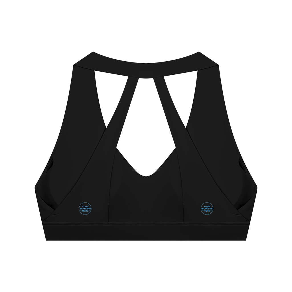 Women's Halter Cropped Sports Bra - WT0207-O001-V2