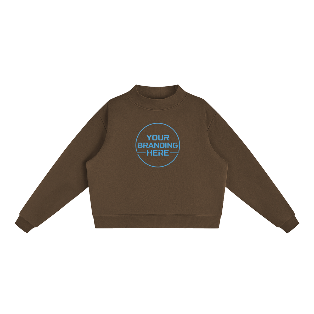 Essential Fleece Mock-Neck Crew Sweatshirt - WW0004-P001-V4