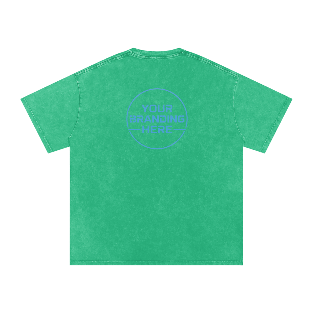 Snow Washed Oversized Cotton T-Shirt - R00037-C001-V14
