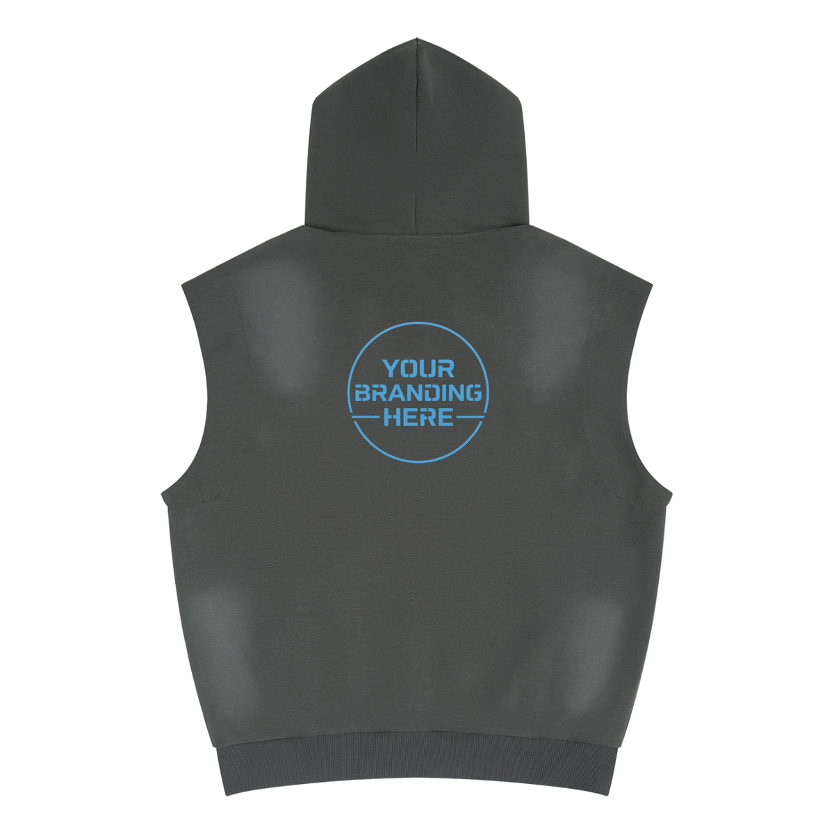 Unisex Vintage Wash Sun Fade Sleeveless Hoodie - UT0174-P001-V2