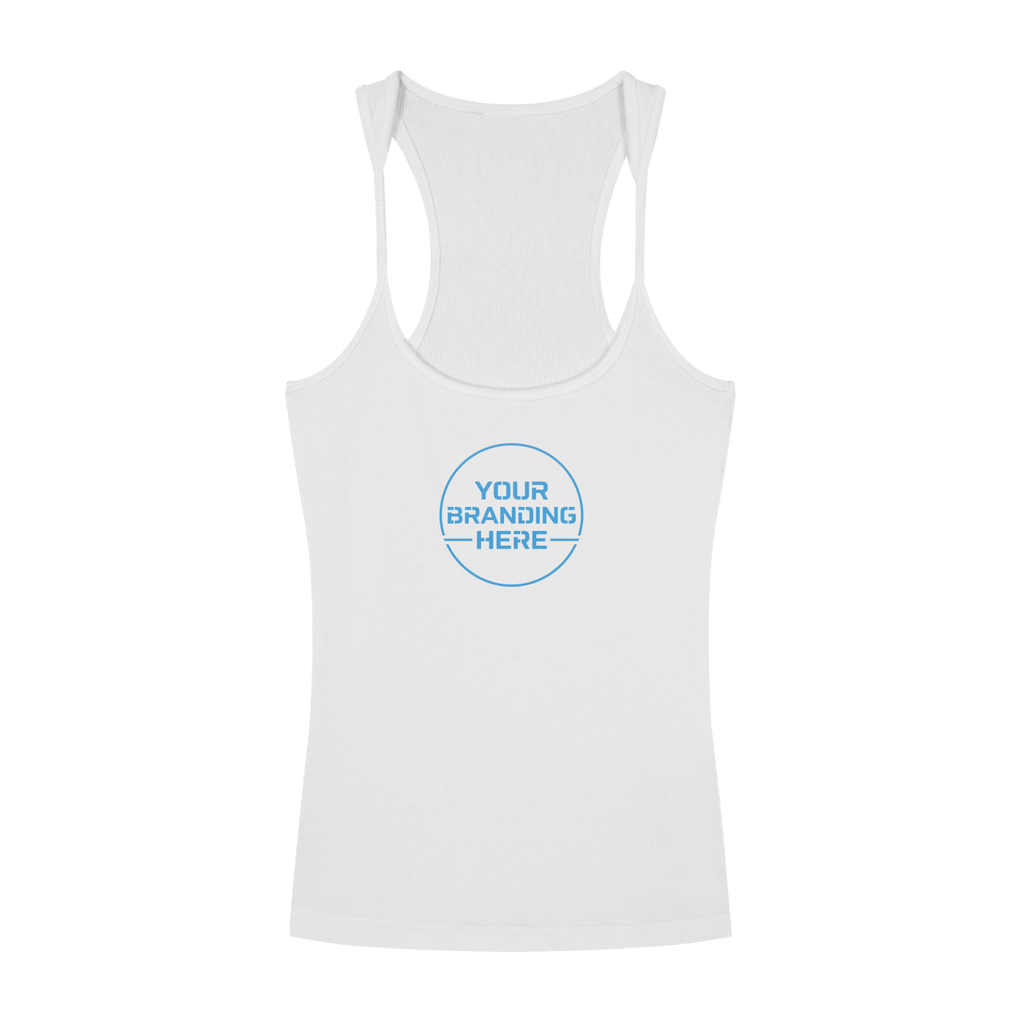 Slim Fit Ribbed Racerback Tank Top - RB0017-C001-V3