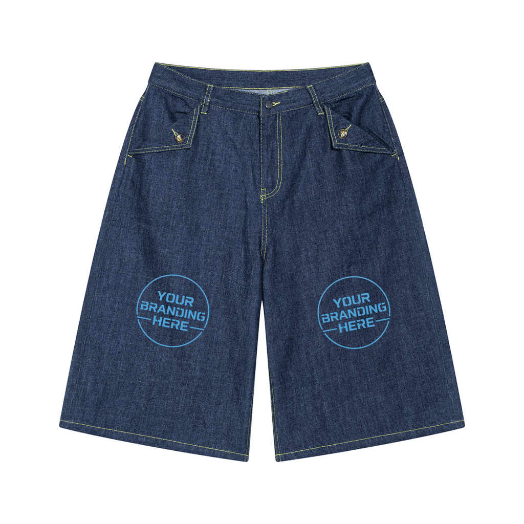Men's Vintage Wash Denim Shorts - MB0045-C001-V2