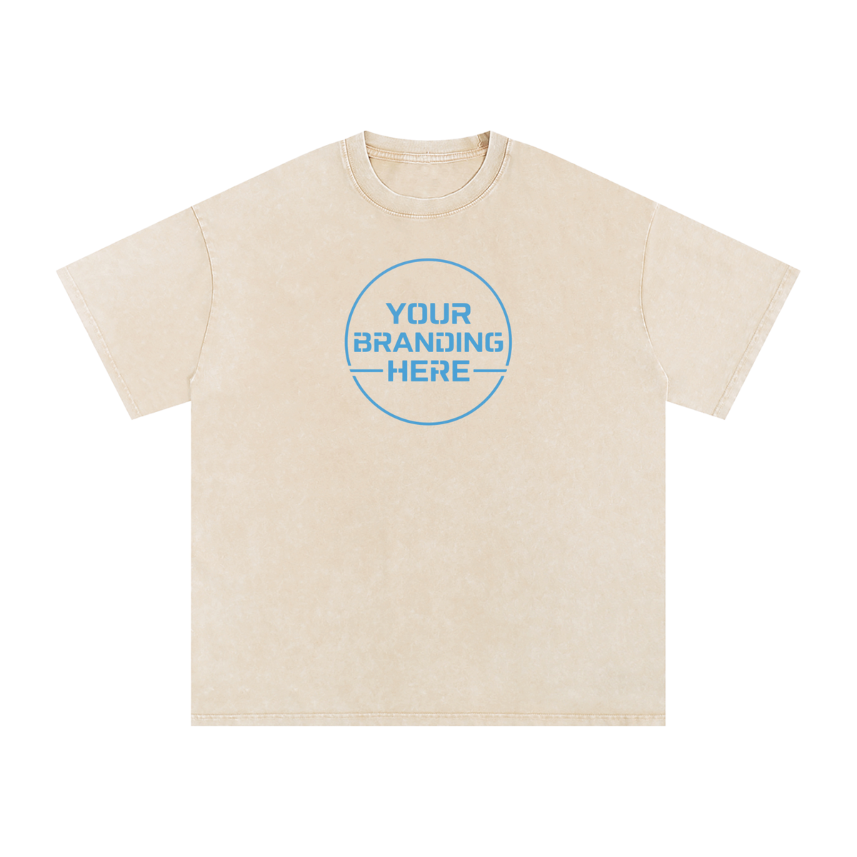 Snow Washed Oversized Cotton T-Shirt - R00037-C001-V14