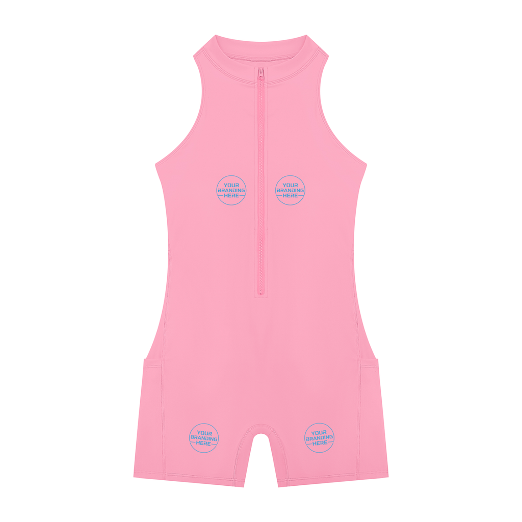Women’s Quarter-Zip Yoga Romper - WB0076-O001-V2
