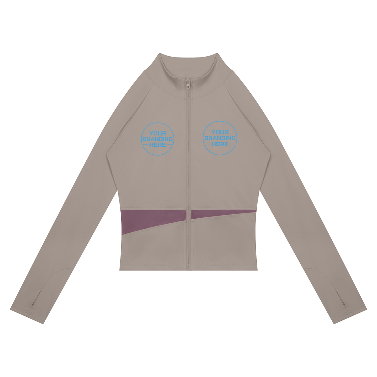 Women's Paneled Yoga Jacket - WT0247-P001-V2