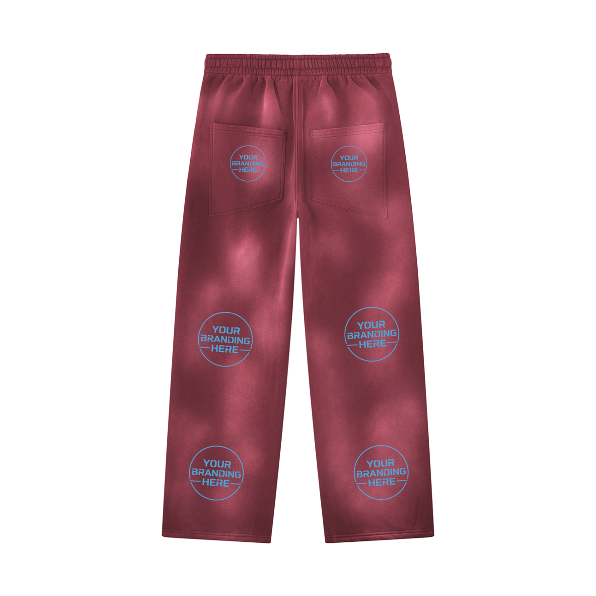 Unisex Sunfade Wide Leg Fleece Sweatpants - UB0044-P001-V2