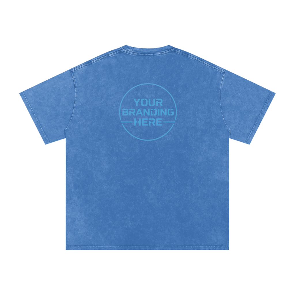 Snow Washed Oversized Cotton T-Shirt - R00037-C001-V14