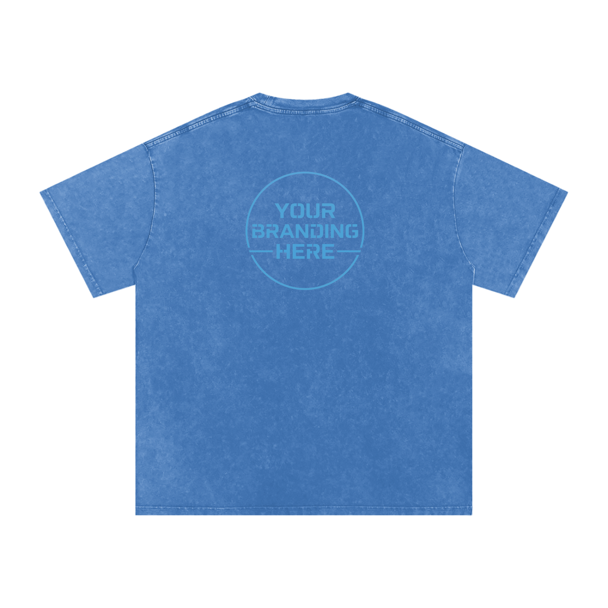Snow Washed Oversized Cotton T-Shirt - R00037-C001-V14