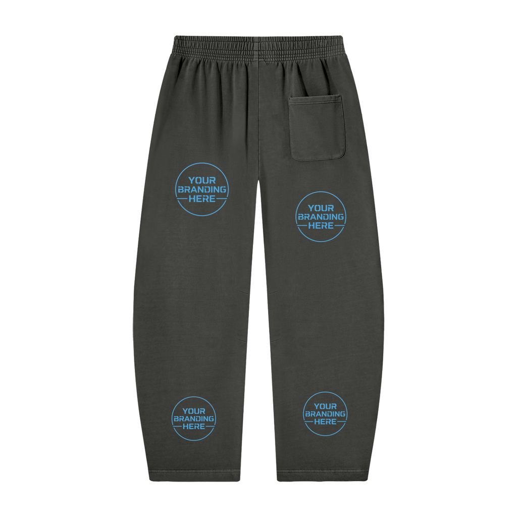 Unisex Vintage Washed Barrel Leg Sweatpants - UB0059-C001-V2