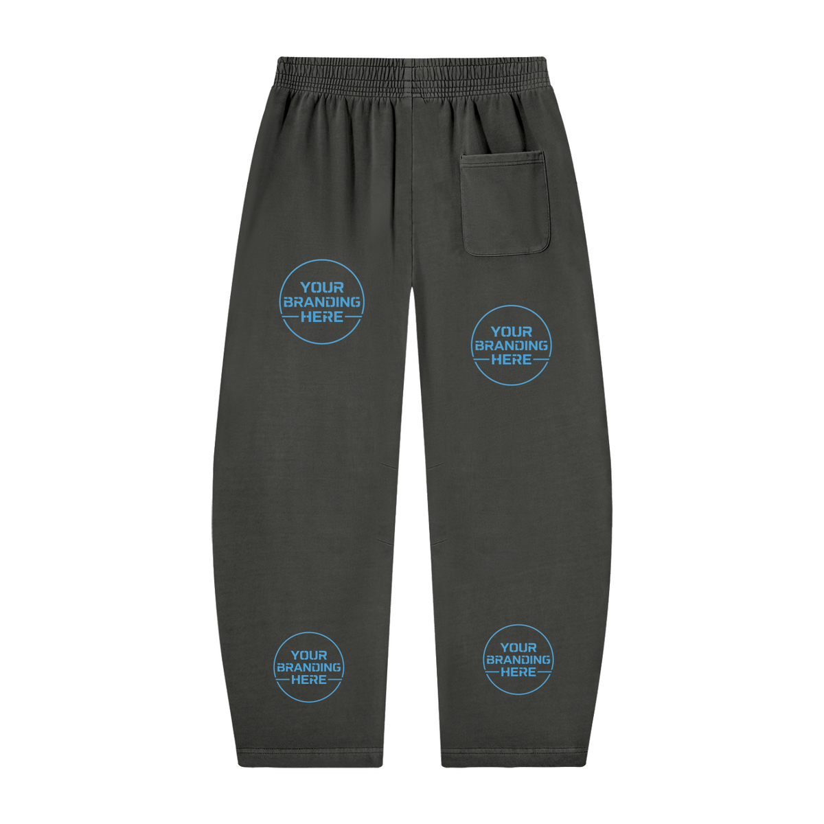 Unisex Vintage Washed Barrel Leg Sweatpants - UB0059-C001-V2