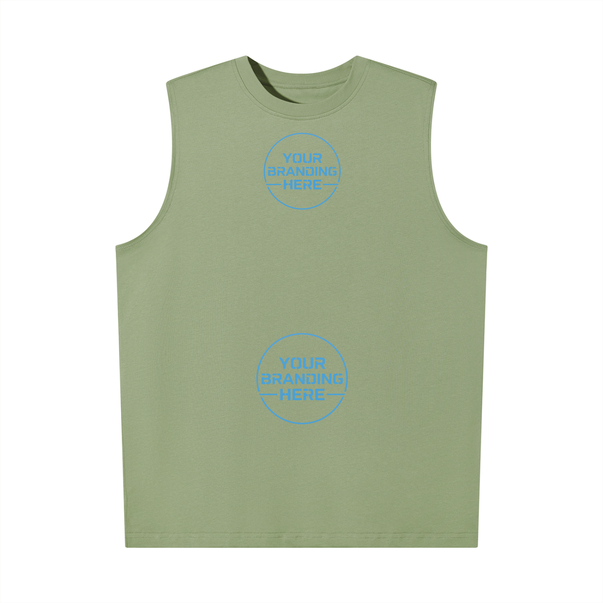 Men’s Oversized Cotton Tank Top - MT0035-C001-V3