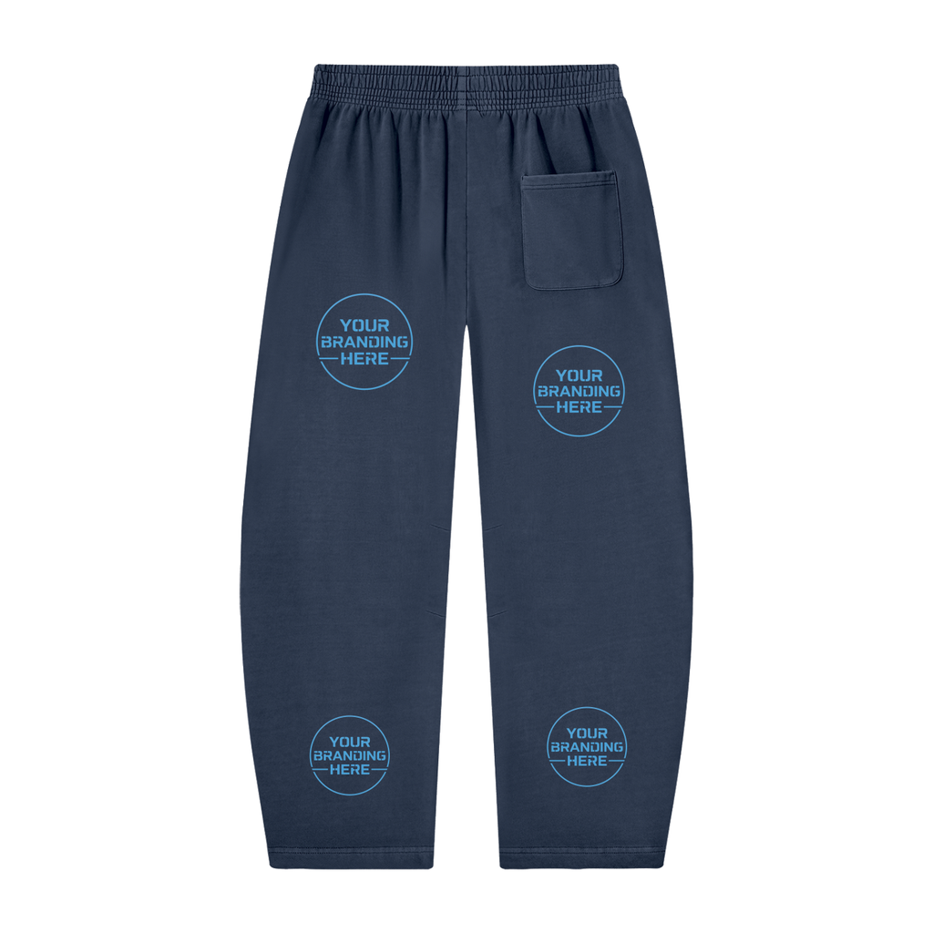 Unisex Vintage Washed Barrel Leg Sweatpants - UB0059-C001-V2