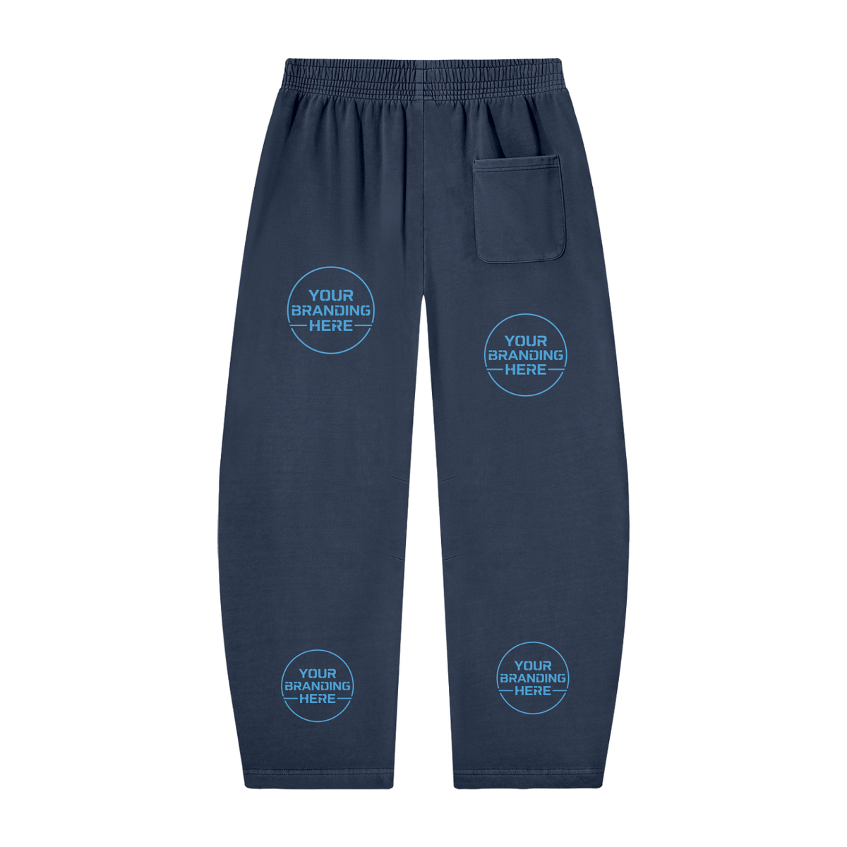 Unisex Vintage Washed Barrel Leg Sweatpants - UB0059-C001-V2