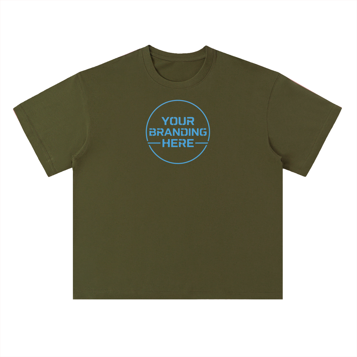 Heavyweight Drop Shoulder Cotton T-Shirt - RU0014-C001-V7