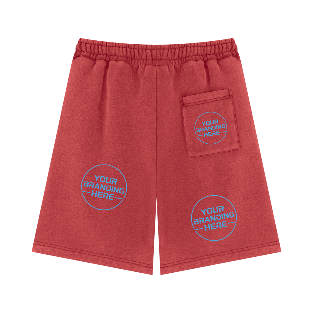 Unisex Vintage Wash Fleece Shorts - UB0053-C001-V2