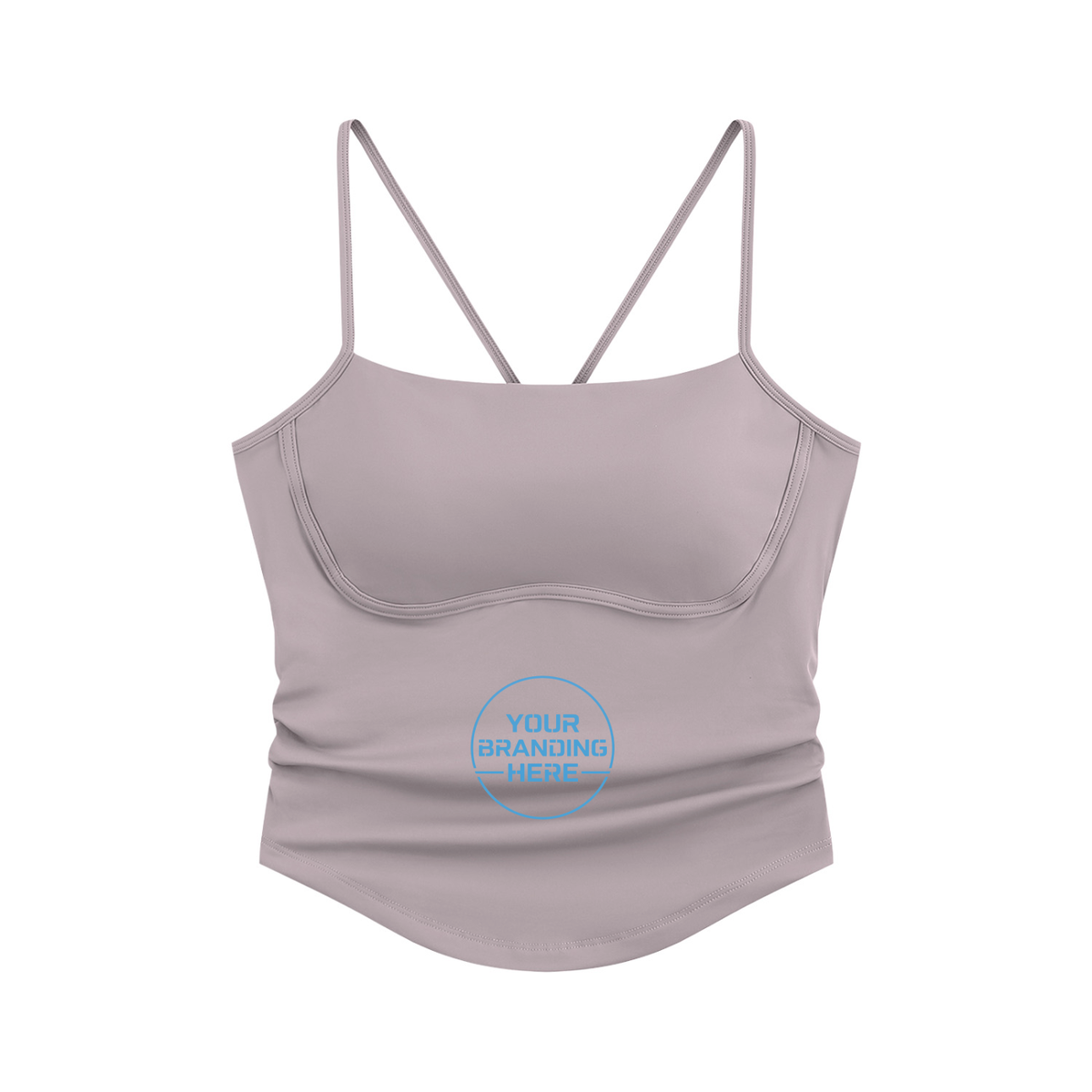 Women's Ruched Yoga Tank Top - WT0277-O001-V2