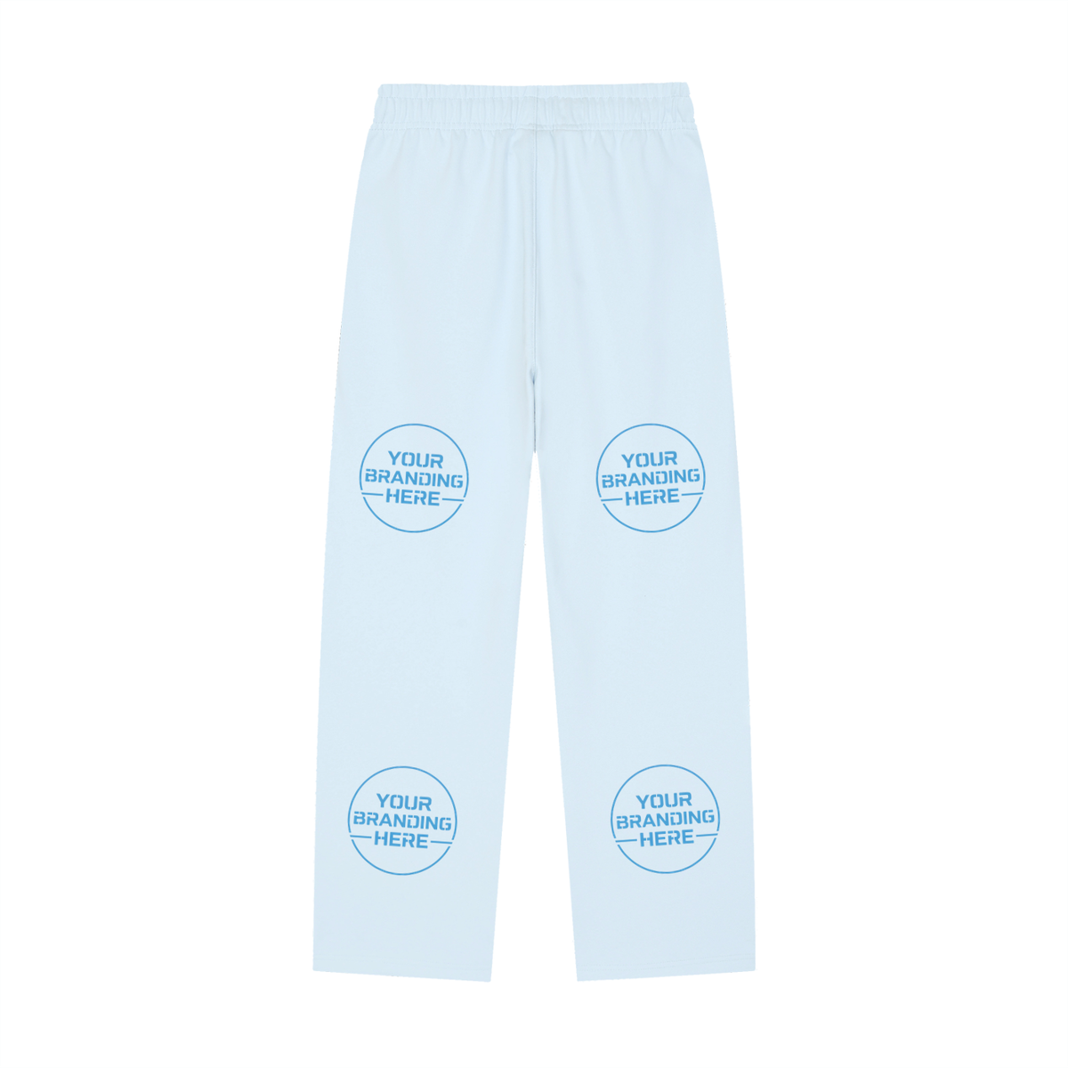 Solid Color Straight-Leg Sweatpants - RK0011-C001-V2