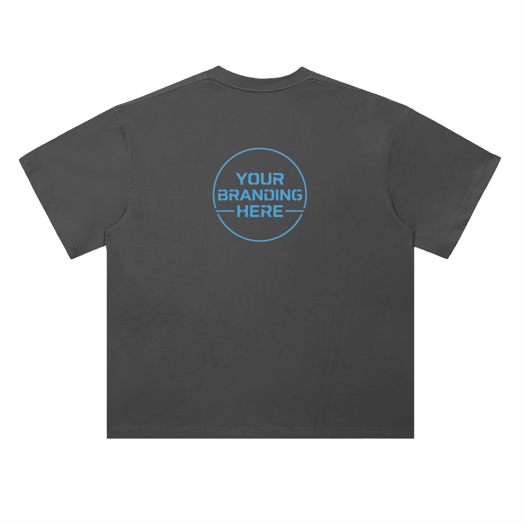 Heavyweight Drop Shoulder Cotton T-Shirt - RU0014-C001-V7