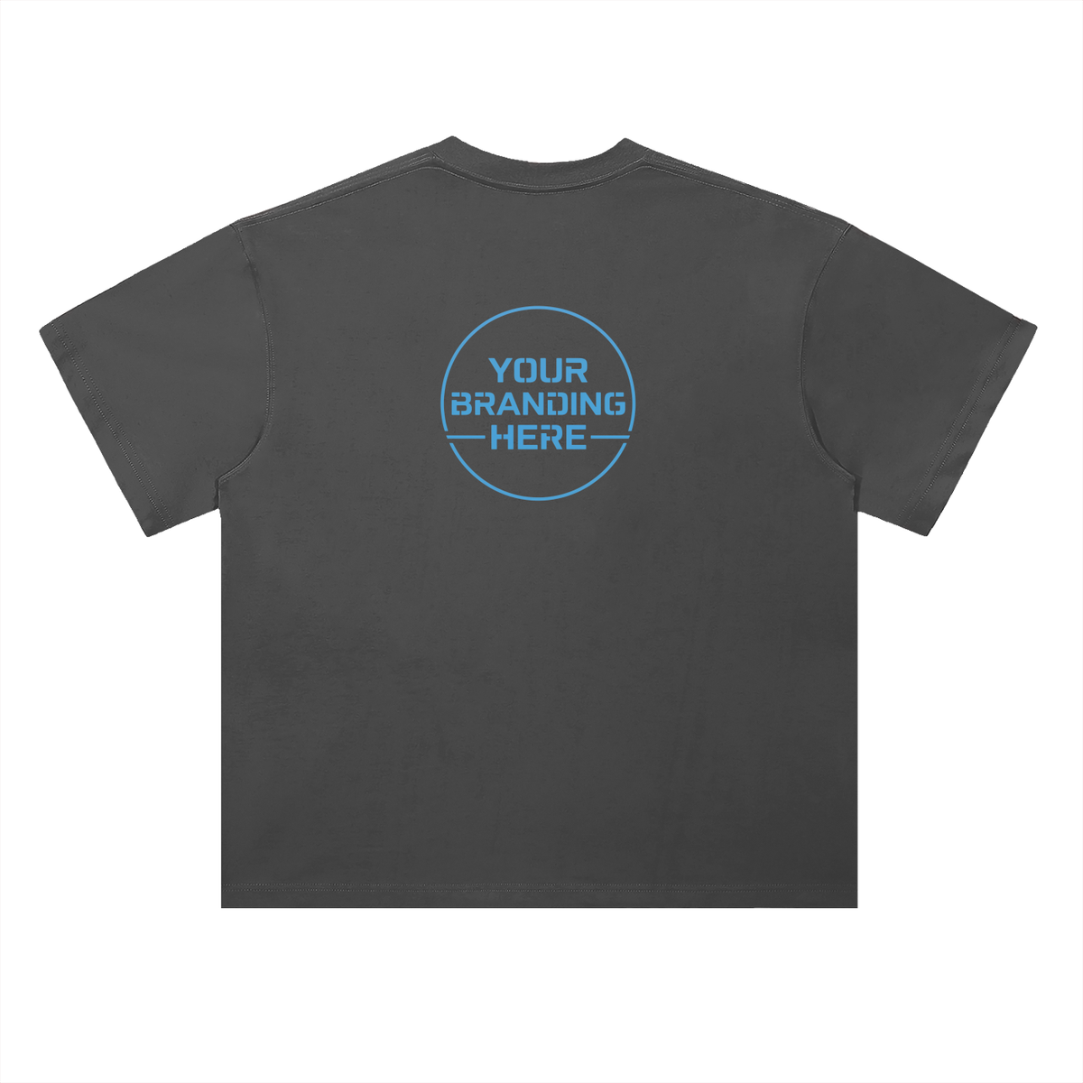 Heavyweight Drop Shoulder Cotton T-Shirt - RU0014-C001-V7