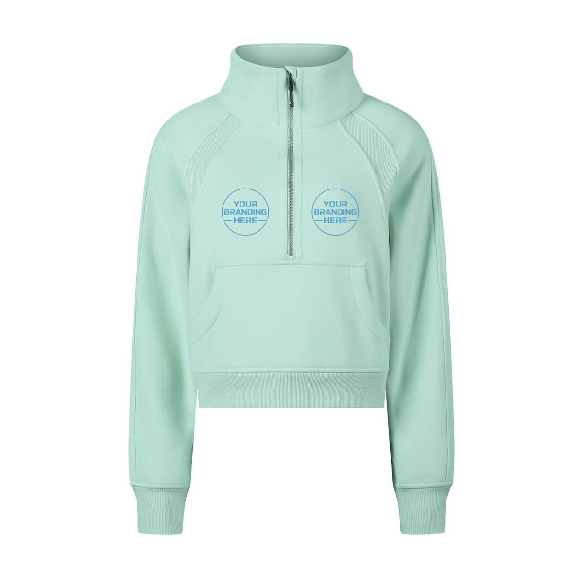Cropped Half-Zip Sweatshirt - RP0007-P001-V2