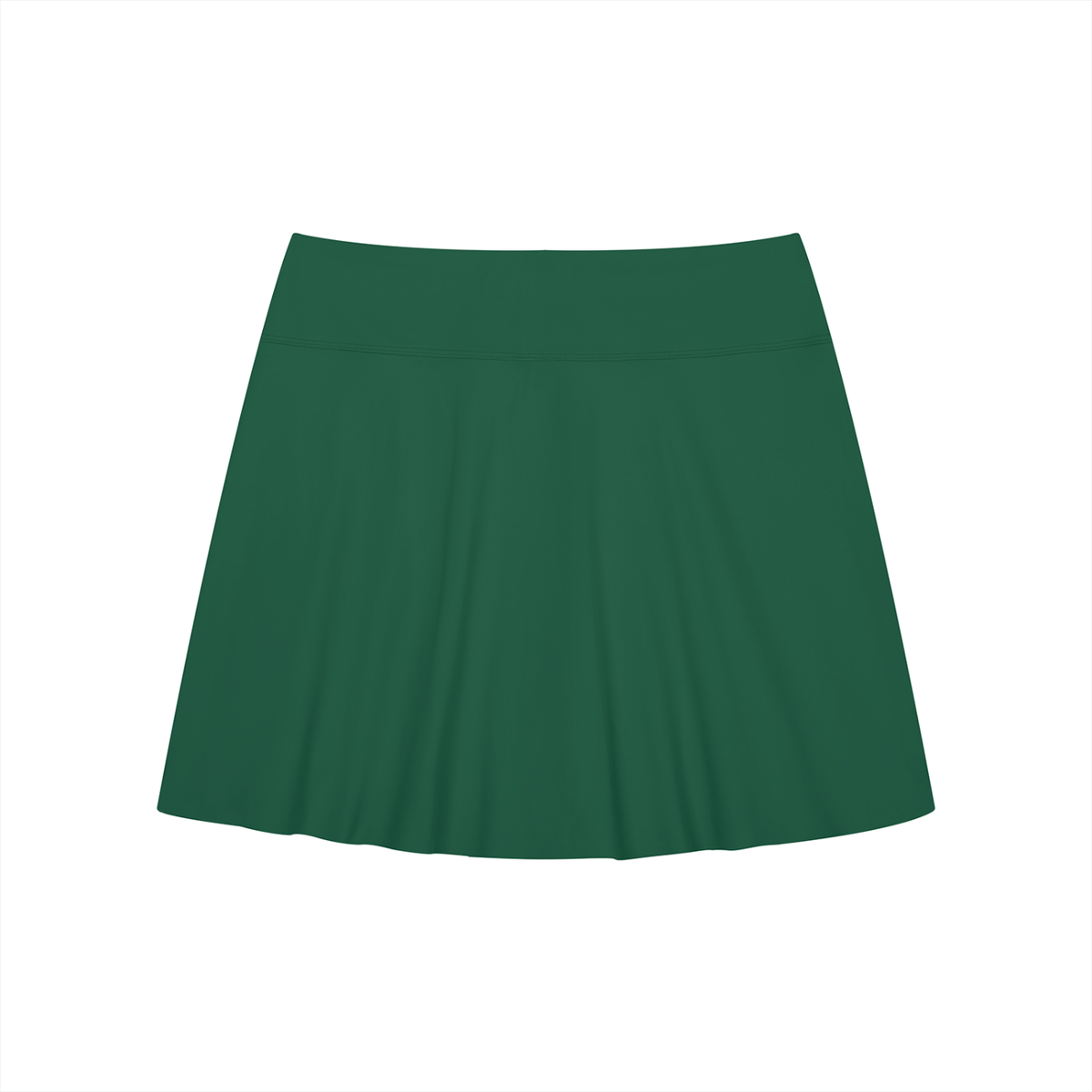 Women's A-Line Contrast Panel Slit Skirt -WB0047-O001-V3
