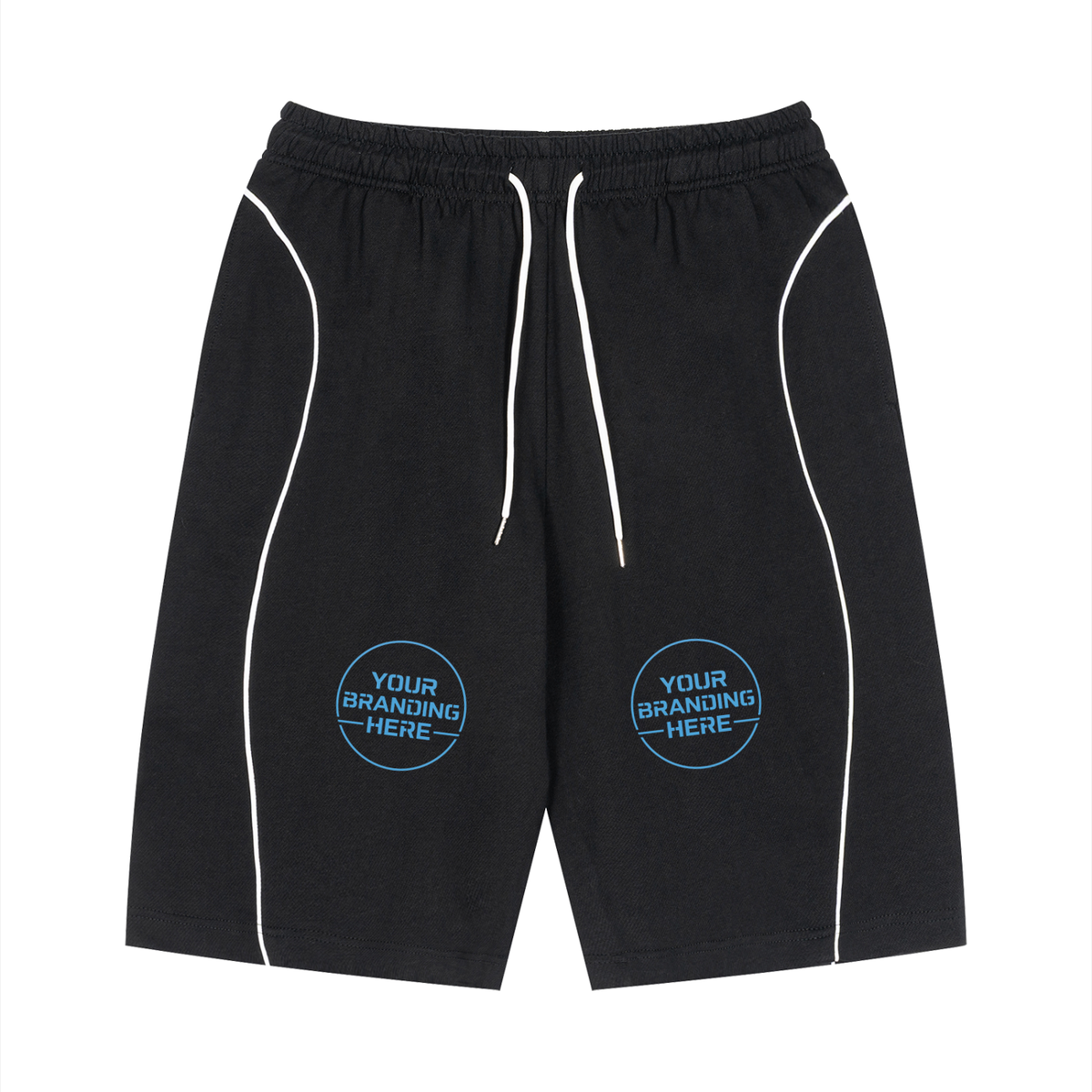 Unisex Piping Drawstring Shorts - UB0022-C001-V2