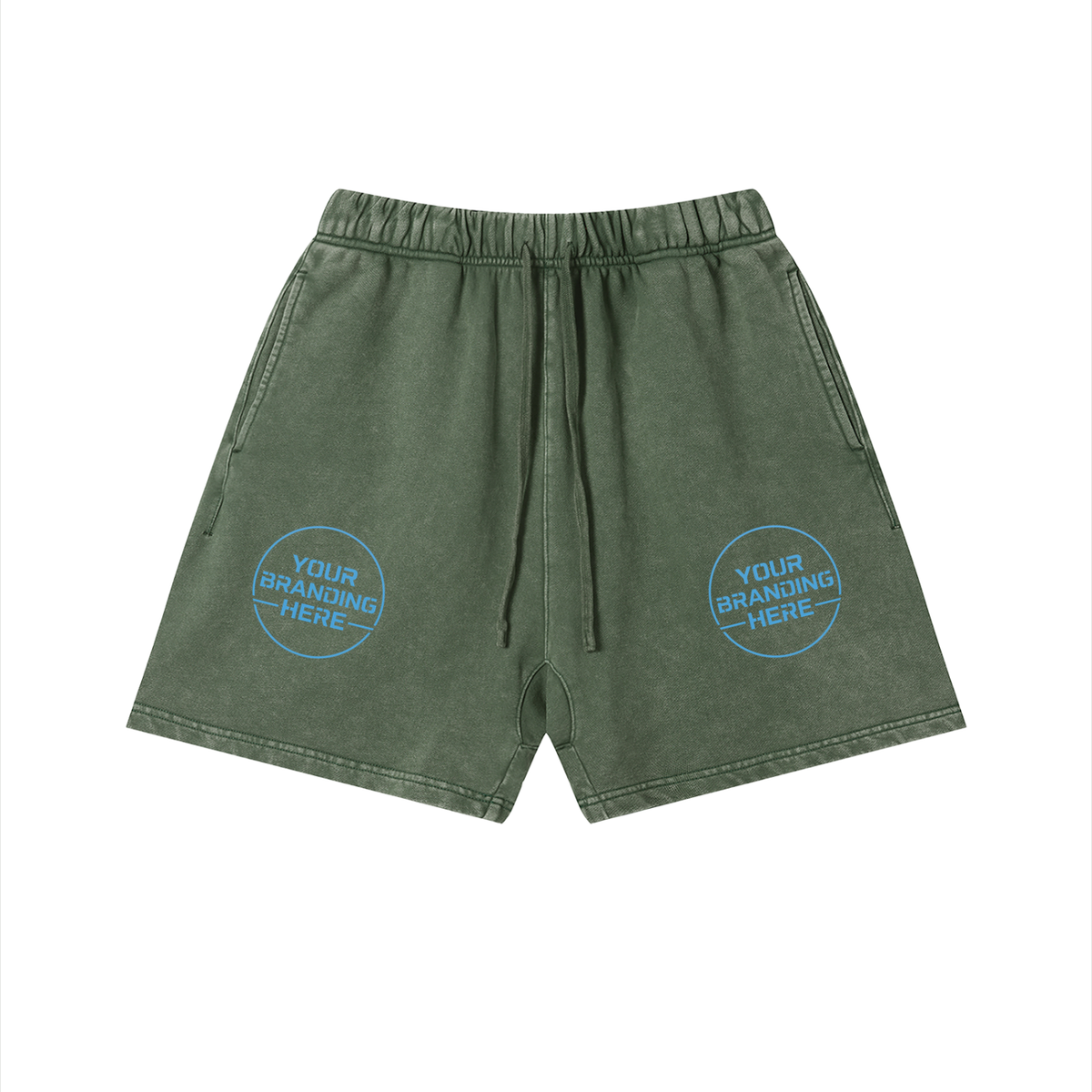 Unisex Vintage Wash Cotton Shorts - UB0031-C001-V3