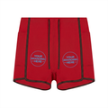 Women's High Waisted Ringer Yoga Shorts - WB0068-O001-V2